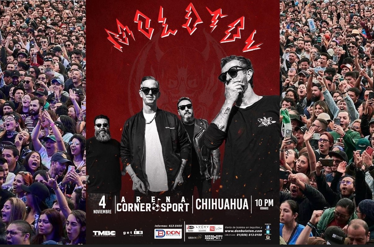 Molotov festejará su aniversario aquí en Chihuahua